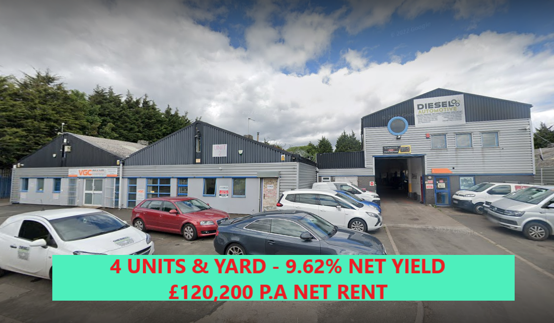 1 Acre Industrial Site With 4 x Units, Oldbury